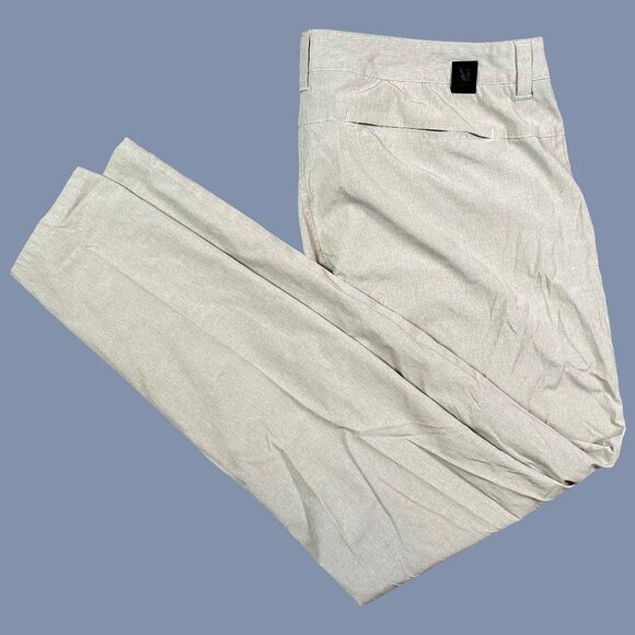 Vuori Flat Front Aim Technical Pant Style V431 Light Tan Khaki Men's Size 36 - Picture 1 of 6